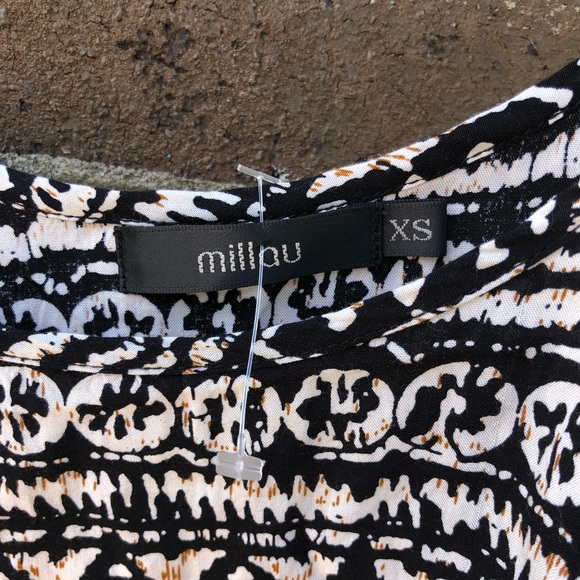 LF Black and White print tank top - Picture 3 of 5